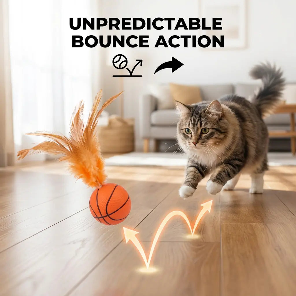 Unleash the Fun with Our Interactive Cat Toy Bouncy Balls - Buy 4 Get 2 Free! Perfect for Indoor Play and Boredom Relief for Kittens and Adult Cats!