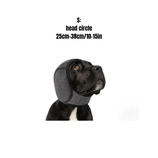 2Pcs / 1Pc Dog Ear Protector Earmuffs Bandana for Noise Reduction and Hearing Protection Adjustable Head Fixation Design Breathable Soft Material Suitable for Swimming Beach