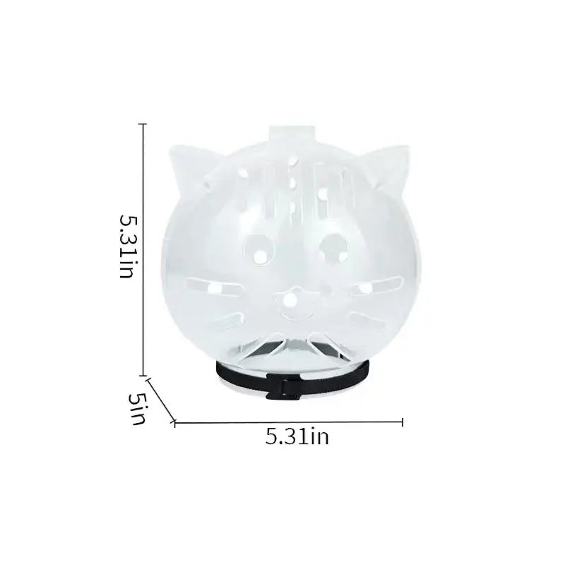 Transform Your Cat's Grooming Experience with the Bite-Proof Space Cat Helmet - Ultimate Comfort and Safety for Bathing & Nail Trimming!