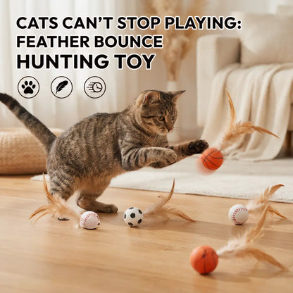Unleash the Fun with Our Interactive Cat Toy Bouncy Balls - Buy 4 Get 2 Free! Perfect for Indoor Play and Boredom Relief for Kittens and Adult Cats!