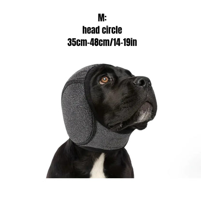 2Pcs / 1Pc Dog Ear Protector Earmuffs Bandana for Noise Reduction and Hearing Protection Adjustable Head Fixation Design Breathable Soft Material Suitable for Swimming Beach